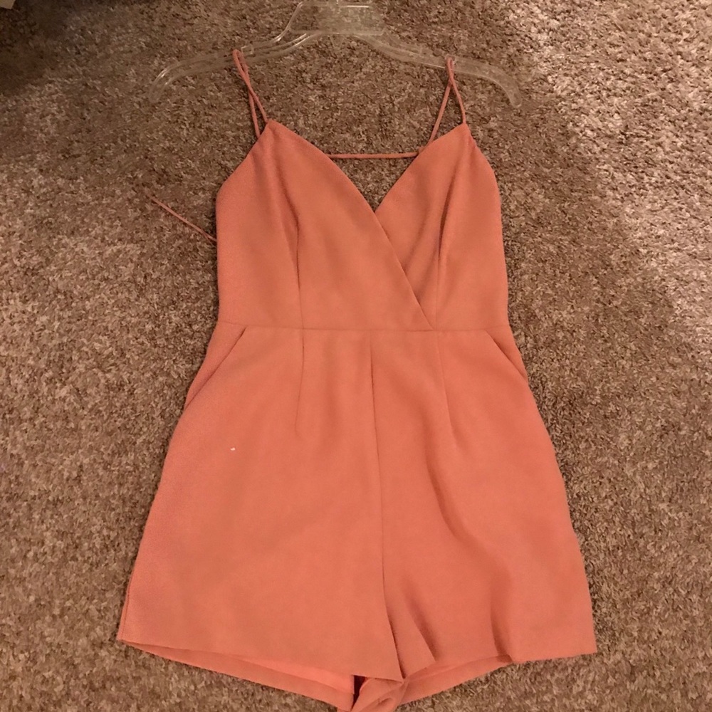 Peach romper size small